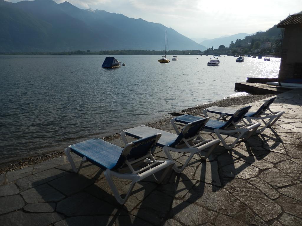 Luxerioeses Apartment 52 Viralago Mit Privatstrand Gambarogno ภายนอก รูปภาพ