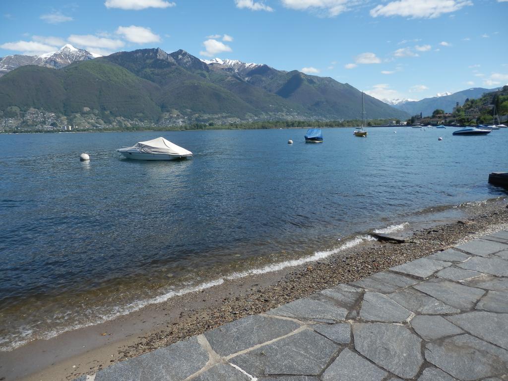 Luxerioeses Apartment 52 Viralago Mit Privatstrand Gambarogno ภายนอก รูปภาพ